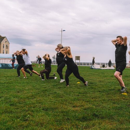 Supportive fitness class with personal trainer in Neath area