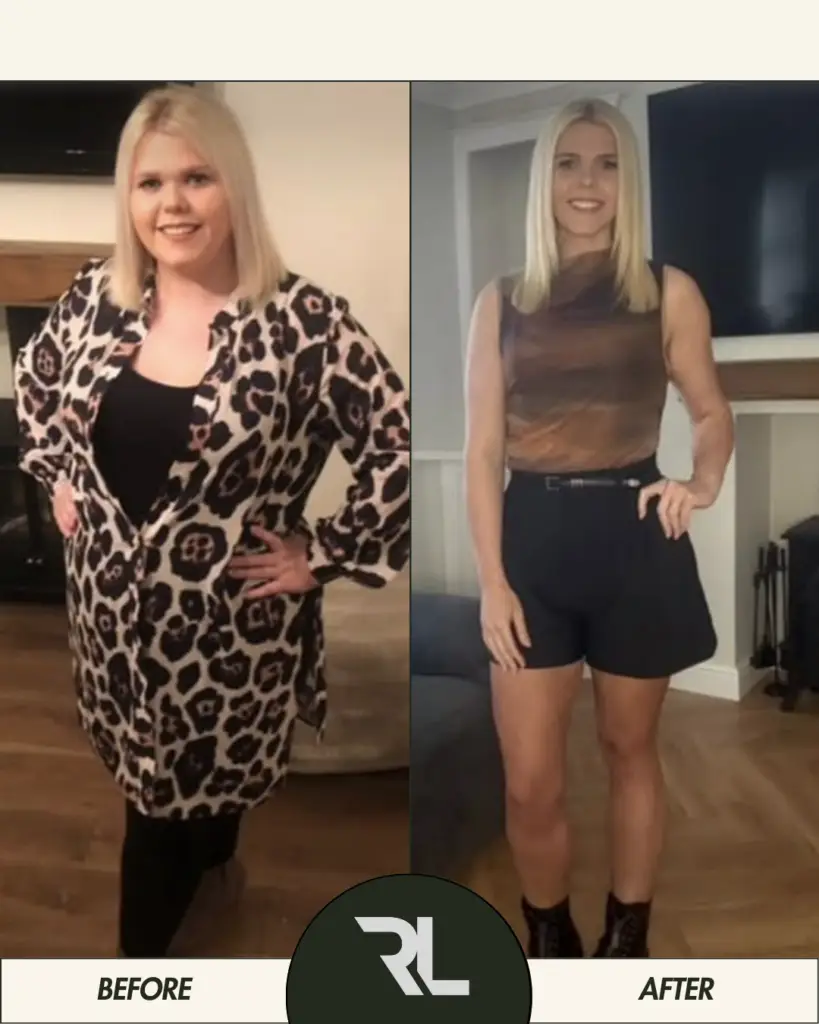 12-week body transformation with Neath personal trainer